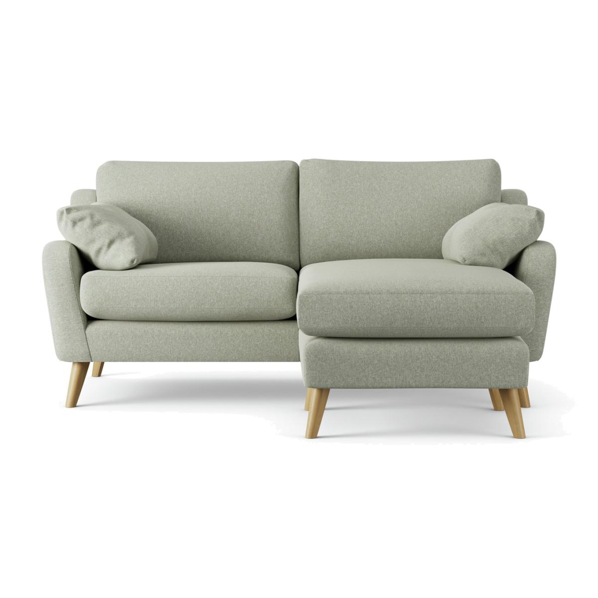 Habitat Ivor Right Hand Corner Sofa - Sage Green - Ash Leg – image 1