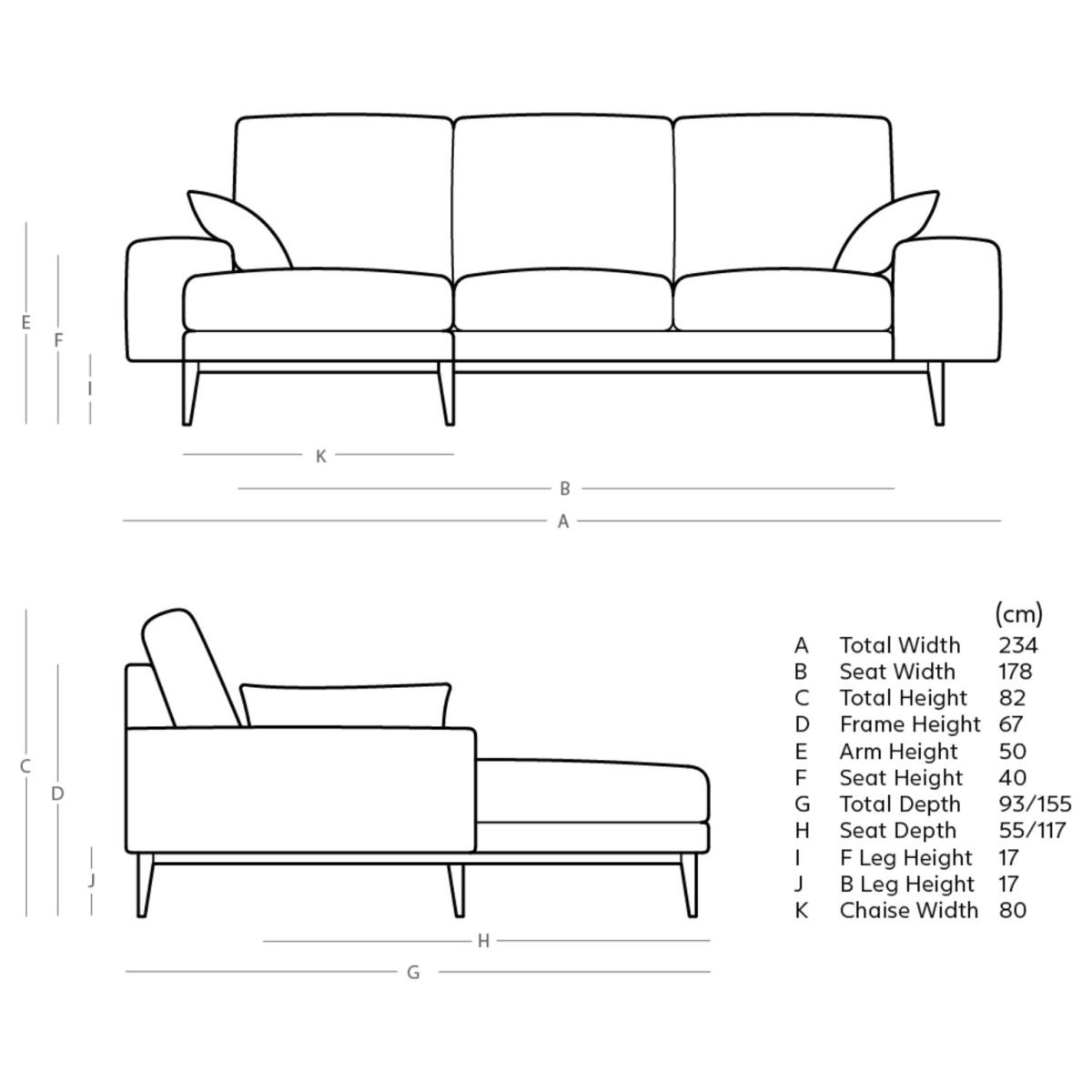 Swoon Tulum Fabric Left Hand Corner Sofa - Indigo Blue – image 6