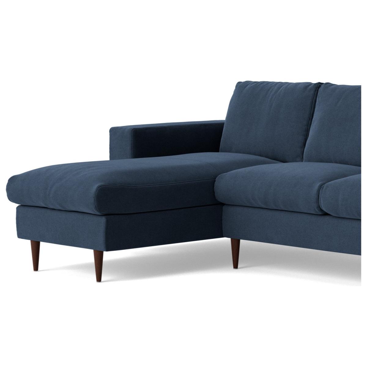 Swoon Evesham Fabric Left Hand Corner Sofa - Indigo Blue – image 5
