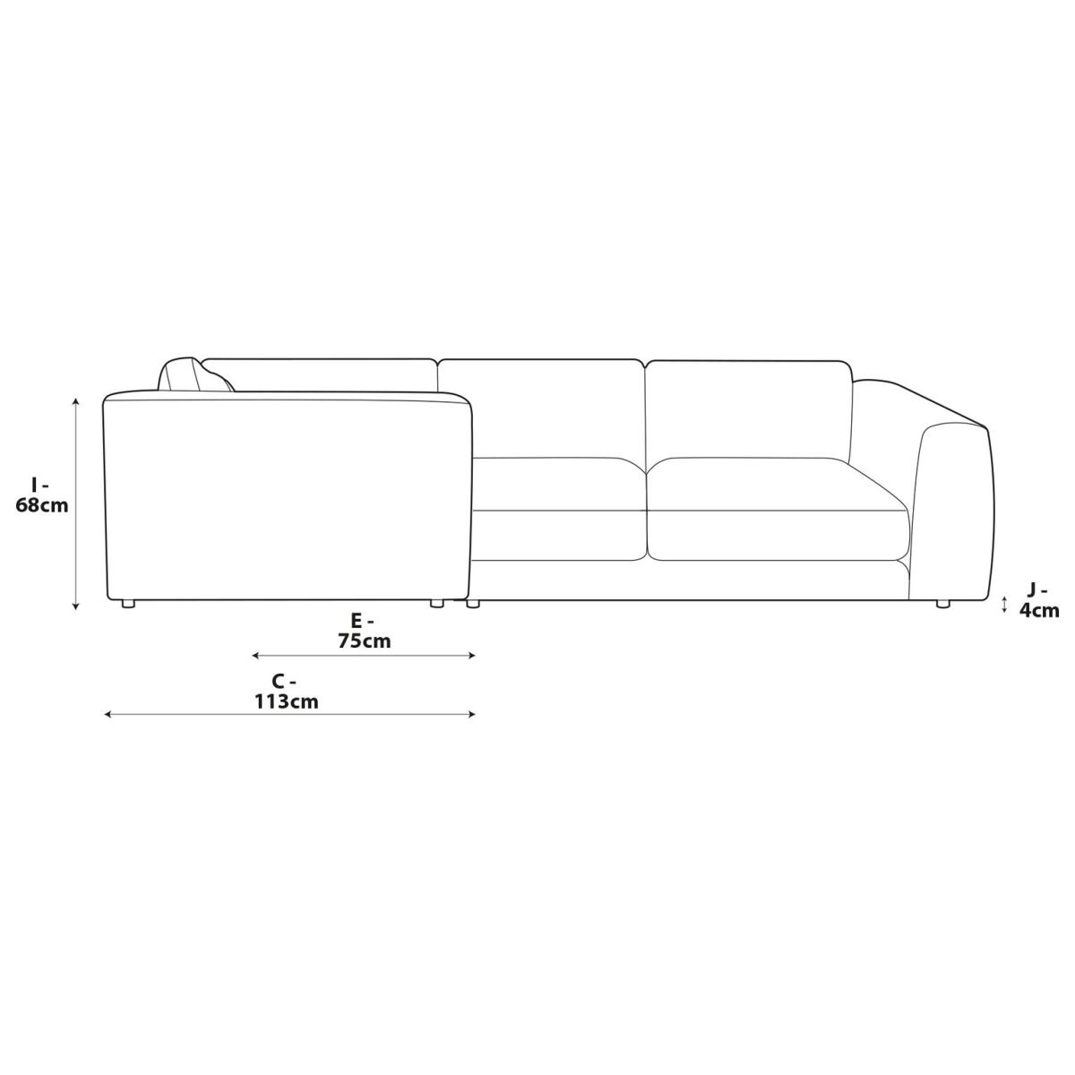 Habitat Ayr Reversible Corner Sofa - Teal – image 8