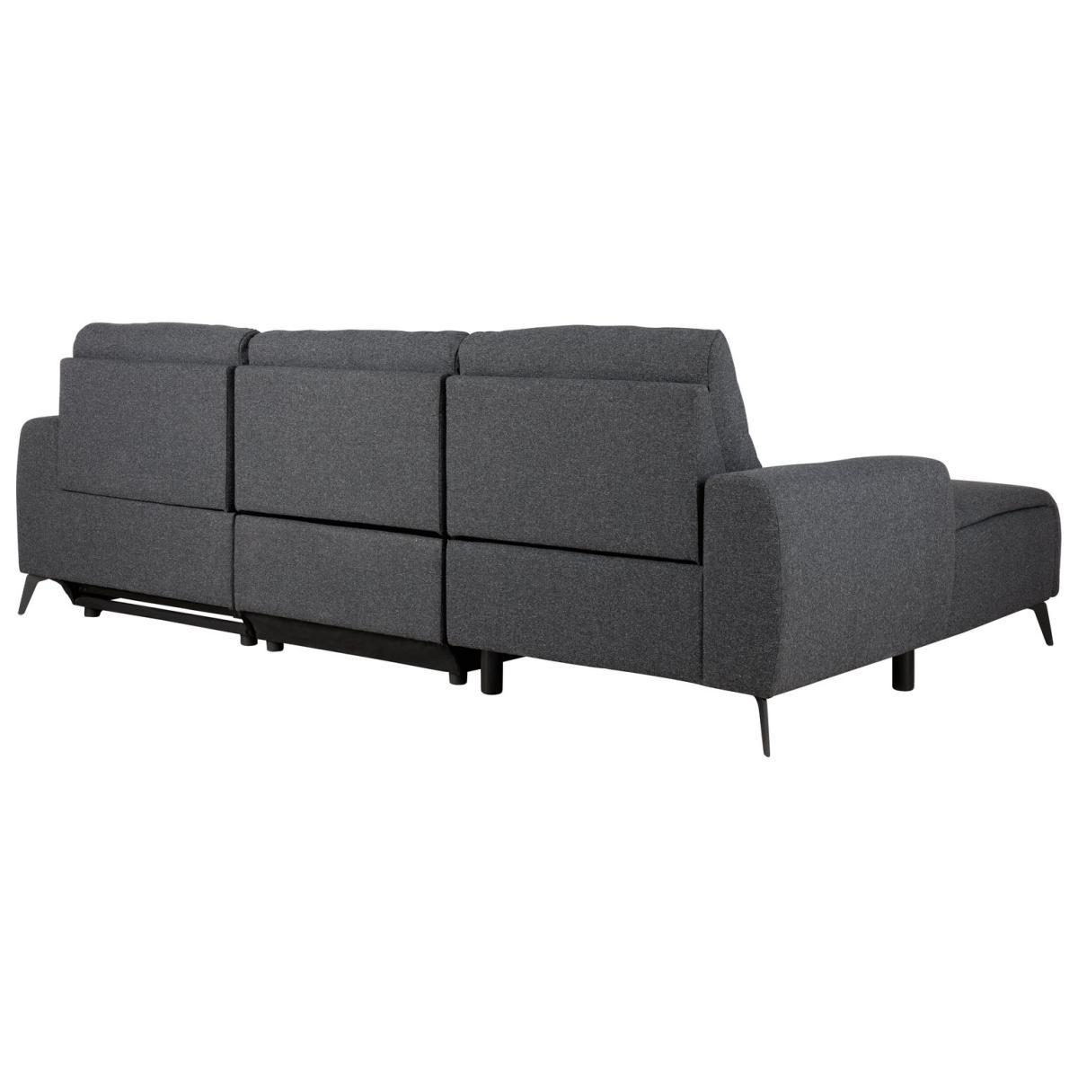 Habitat Ghost Left Corner Fabric Recliner Sofa - Charcoal – image 4