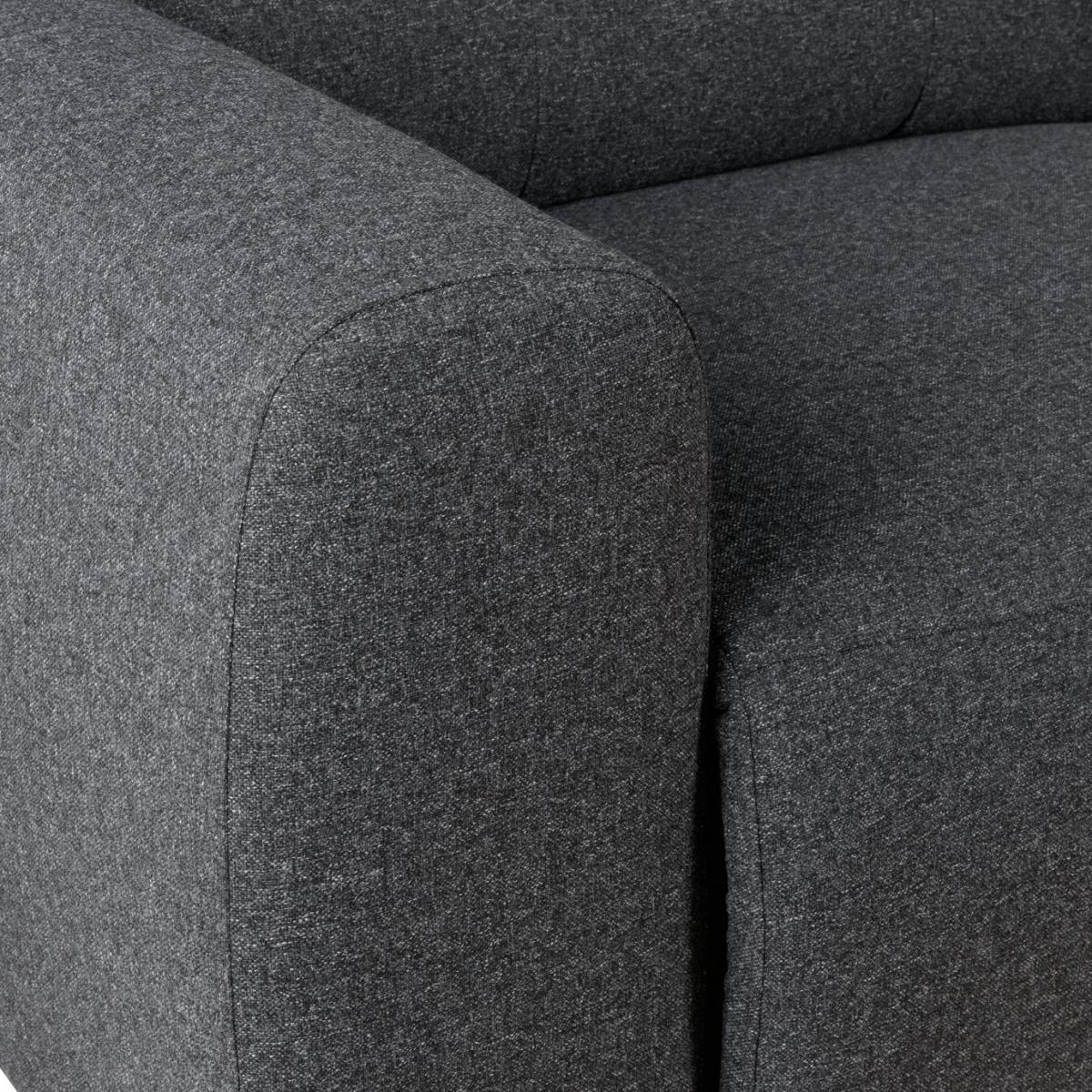 Habitat Ghost Left Corner Fabric Recliner Sofa - Charcoal – image 6