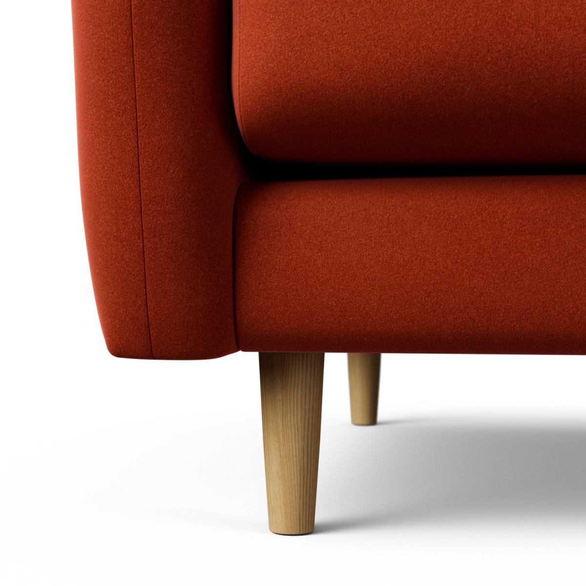 Habitat Turnmill Right Hand Corner Sofa - Burnt Orange – image 5