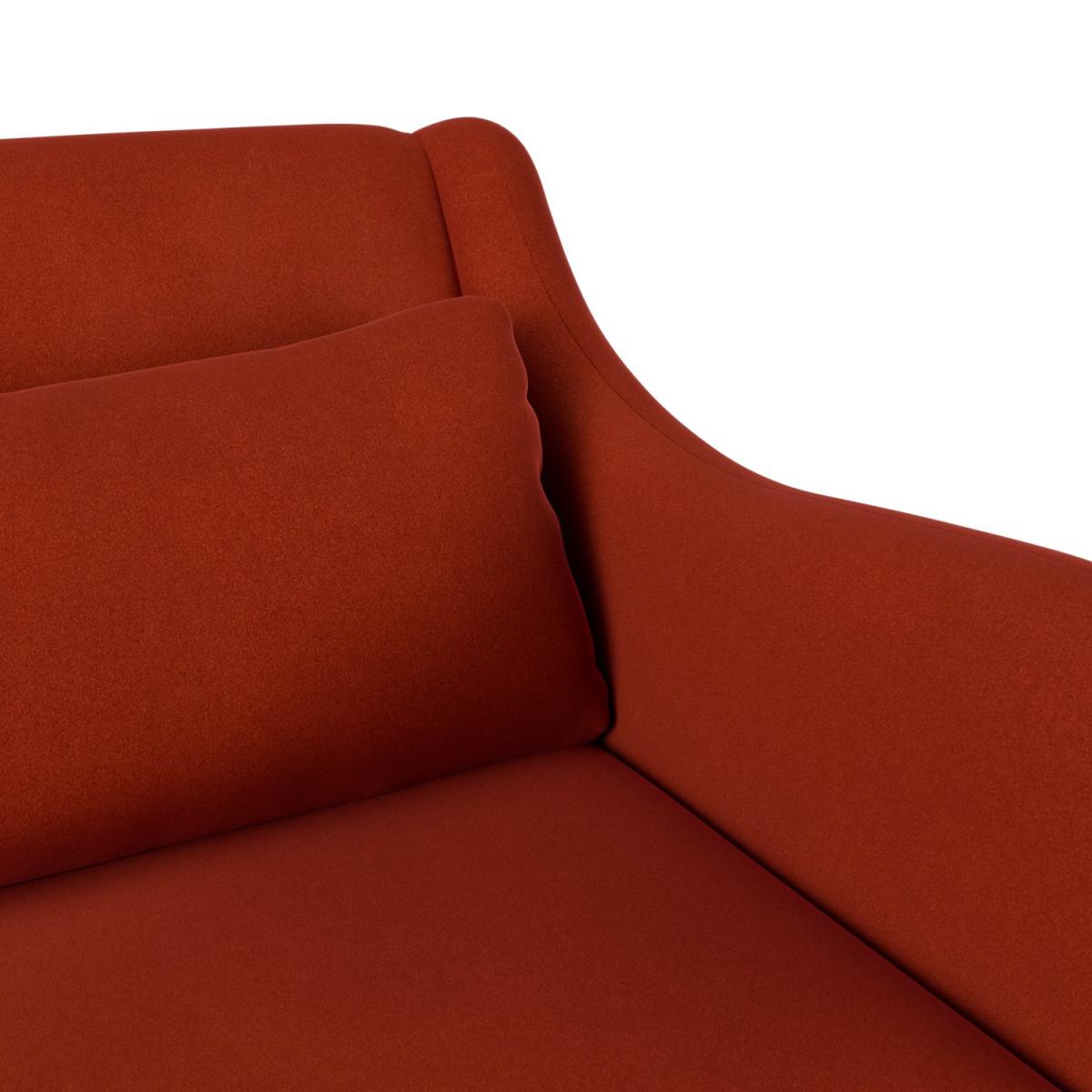 Habitat Turnmill Right Hand Corner Sofa - Burnt Orange – image 6