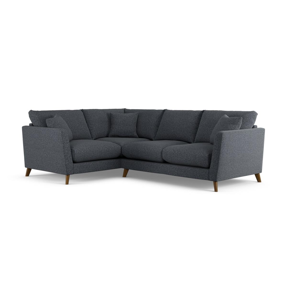 Habitat Lomond Left Hand Corner Sofa - Charcoal - Dark Leg – image 3
