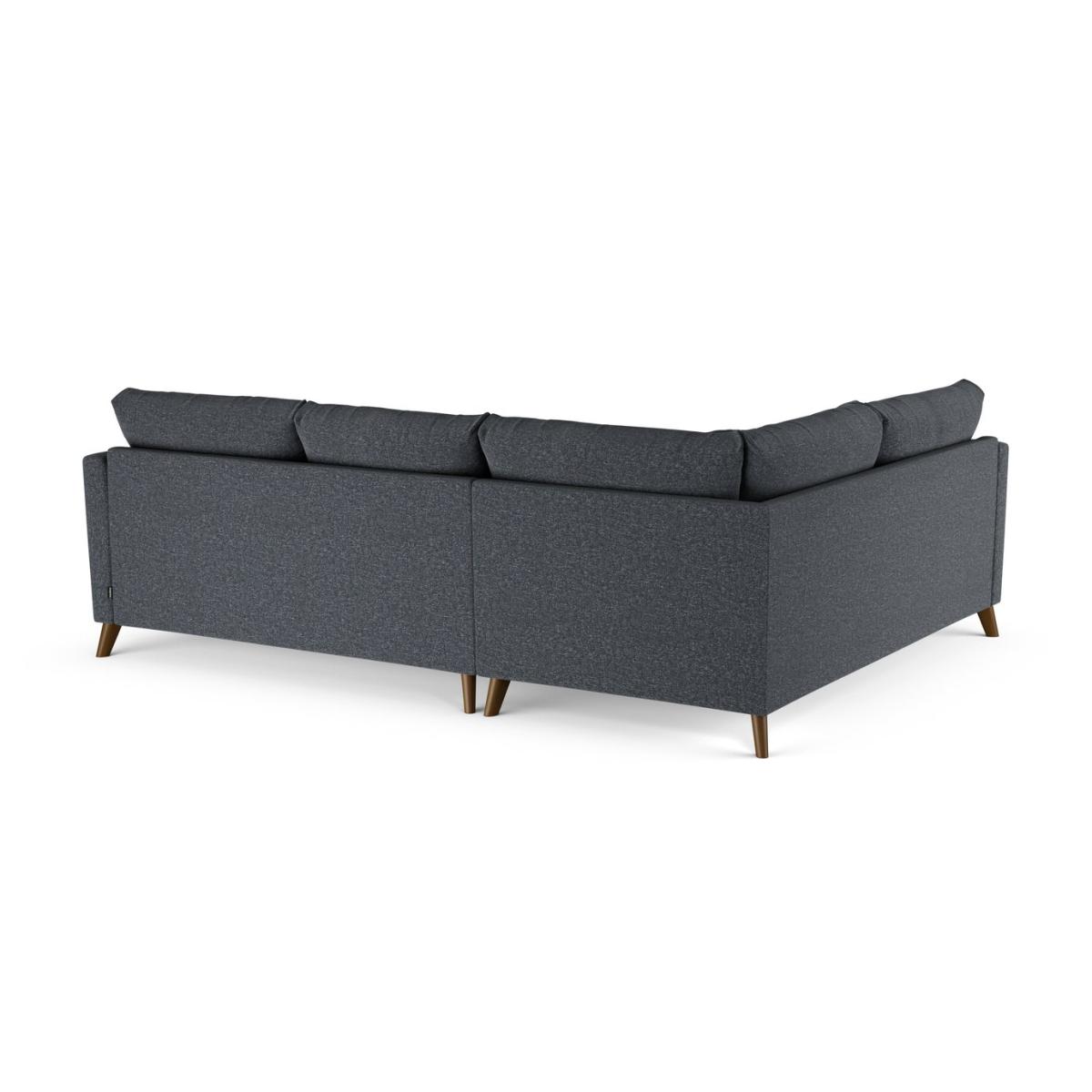 Habitat Lomond Left Hand Corner Sofa - Charcoal - Dark Leg – image 4