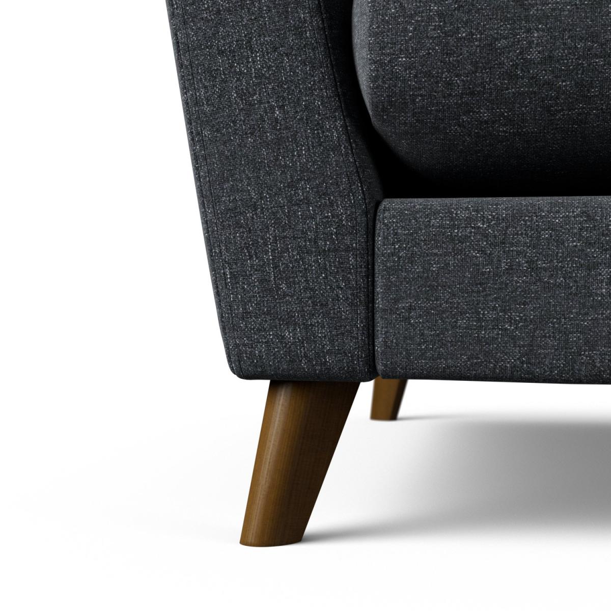 Habitat Lomond Left Hand Corner Sofa - Charcoal - Dark Leg – image 5