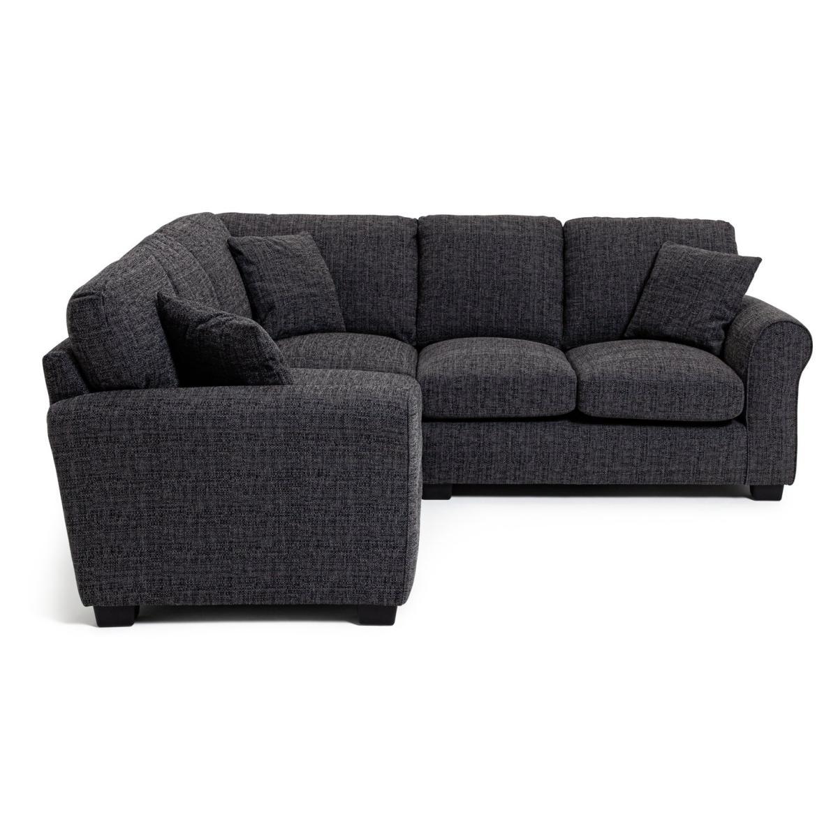 Habitat Lisbon Corner Fabric Sofa - Charcoal – image 5