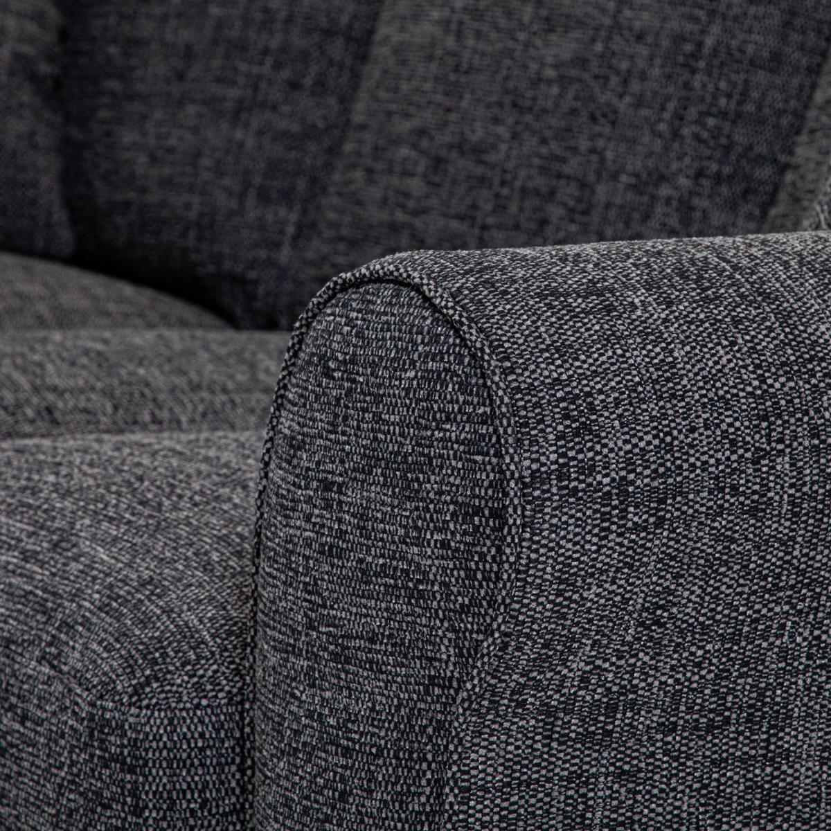 Habitat Lisbon Corner Fabric Sofa - Charcoal – image 7
