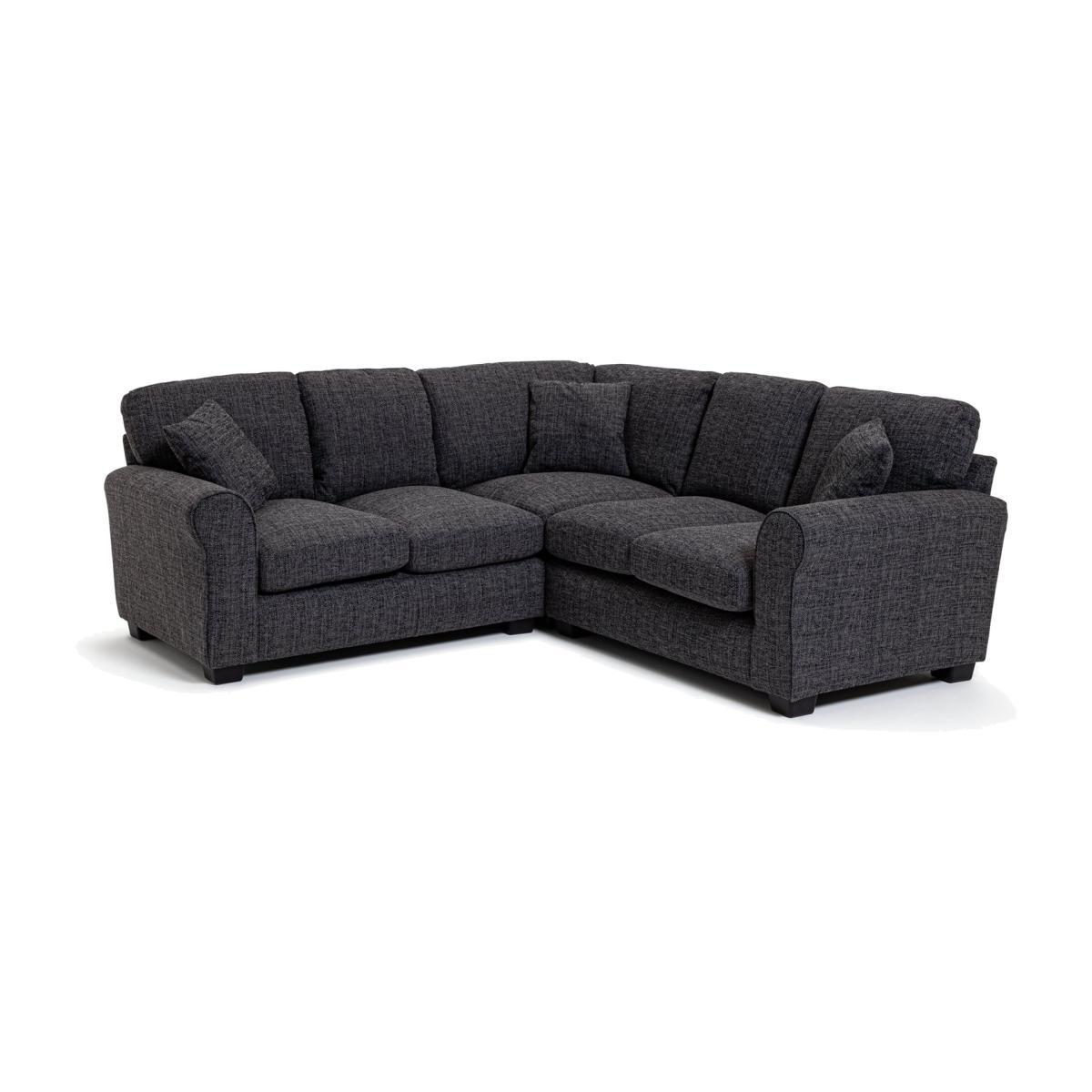 Habitat Lisbon Corner Fabric Sofa - Charcoal – image 1