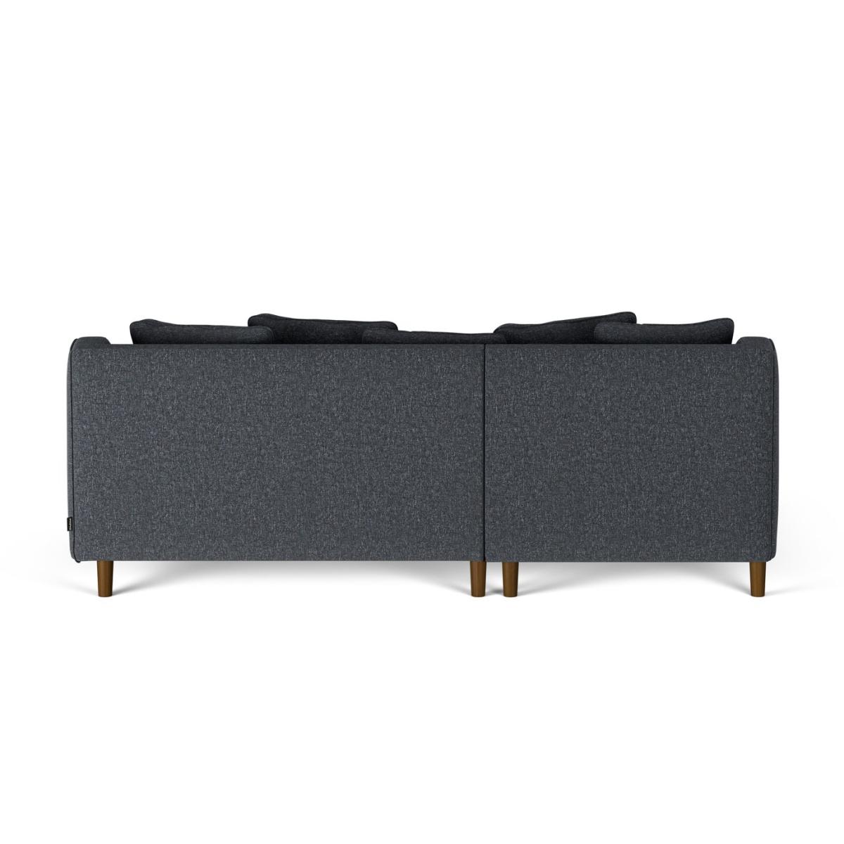 Habitat Swift Left Hand Corner Sofa - Charcoal - Dark Leg – image 4