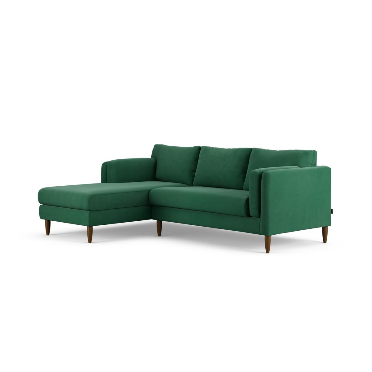 Habitat Newington Left Hand Corner Sofa - Green - Dark Leg – image 3