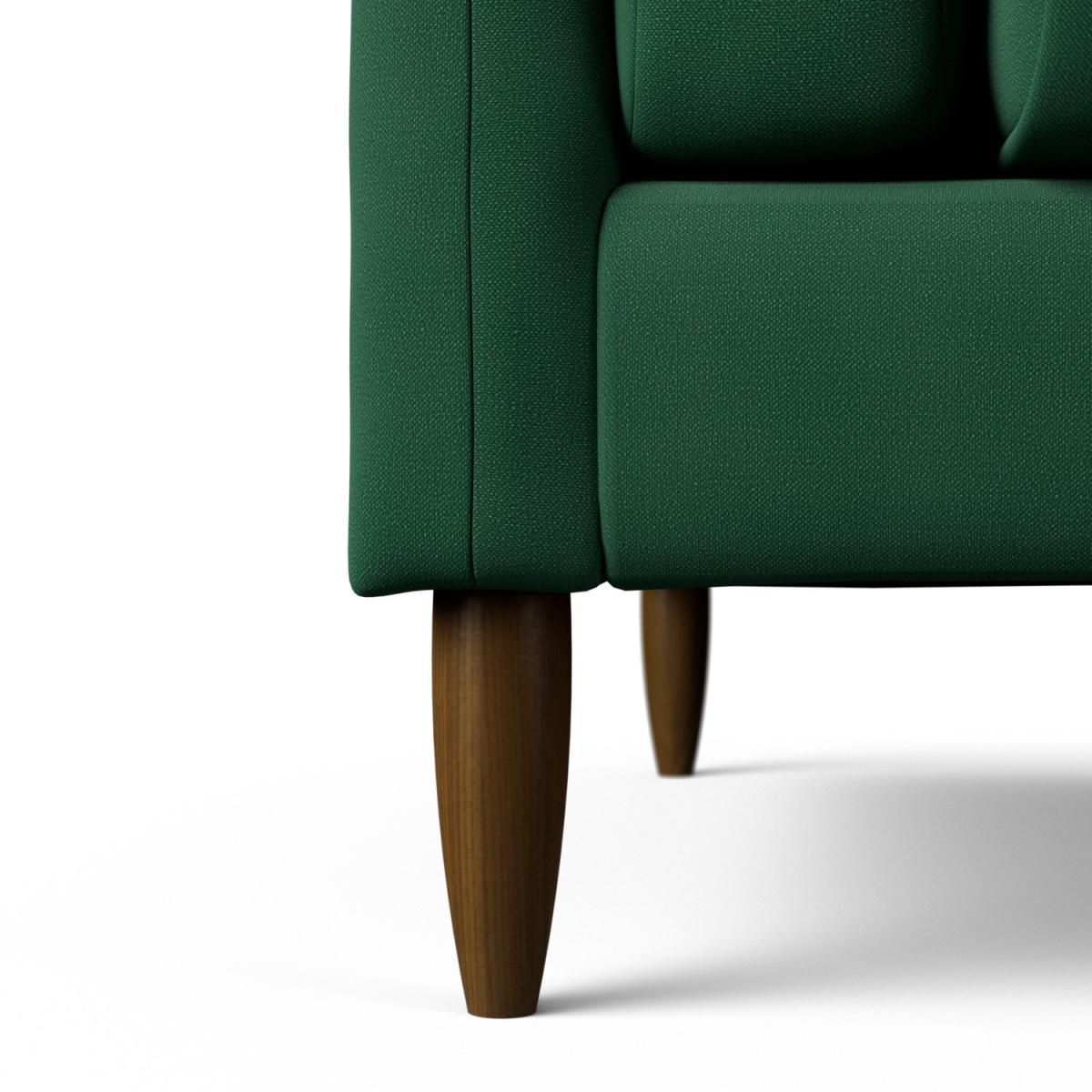 Habitat Newington Left Hand Corner Sofa - Green - Dark Leg – image 5