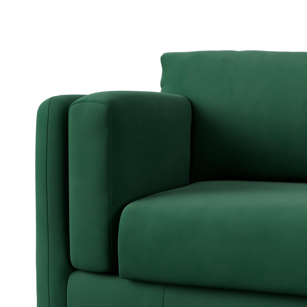 Habitat Newington Left Hand Corner Sofa - Green - Dark Leg – image 6