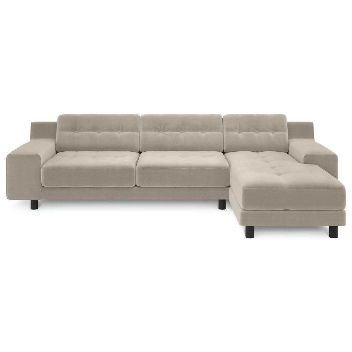 Habitat Hendricks Right Corner Velvet Chaise - Mystic – image 5
