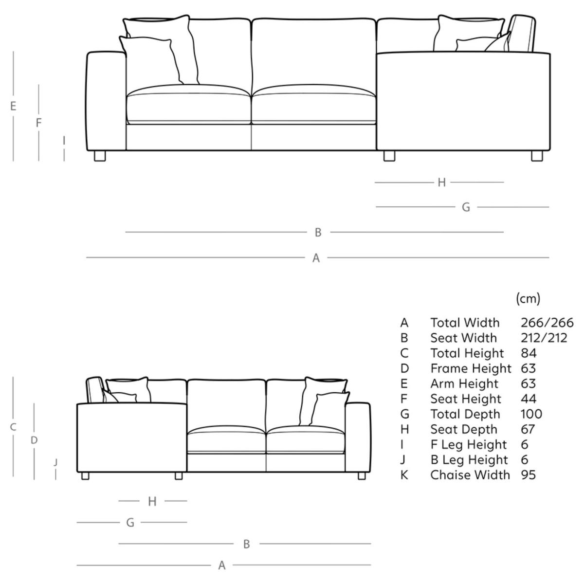 Swoon Althaea Fabric 5 Seater Corner Sofa - Indigo Blue – image 6
