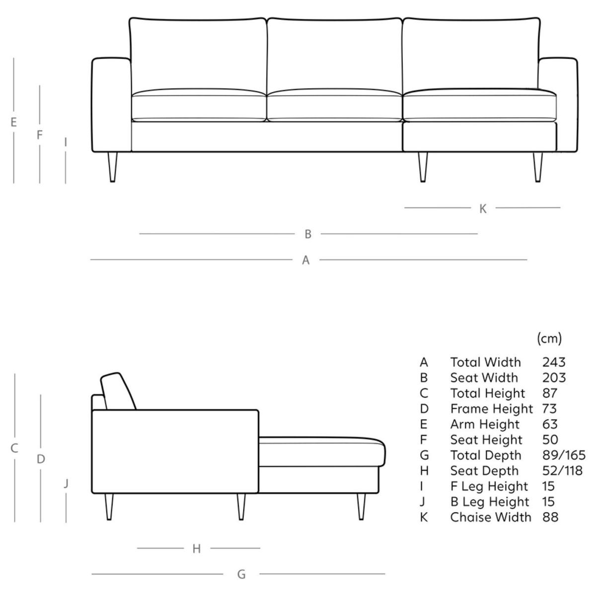 Swoon Evesham Velvet Right Hand Corner Sofa- Kingfisher Blue – image 6