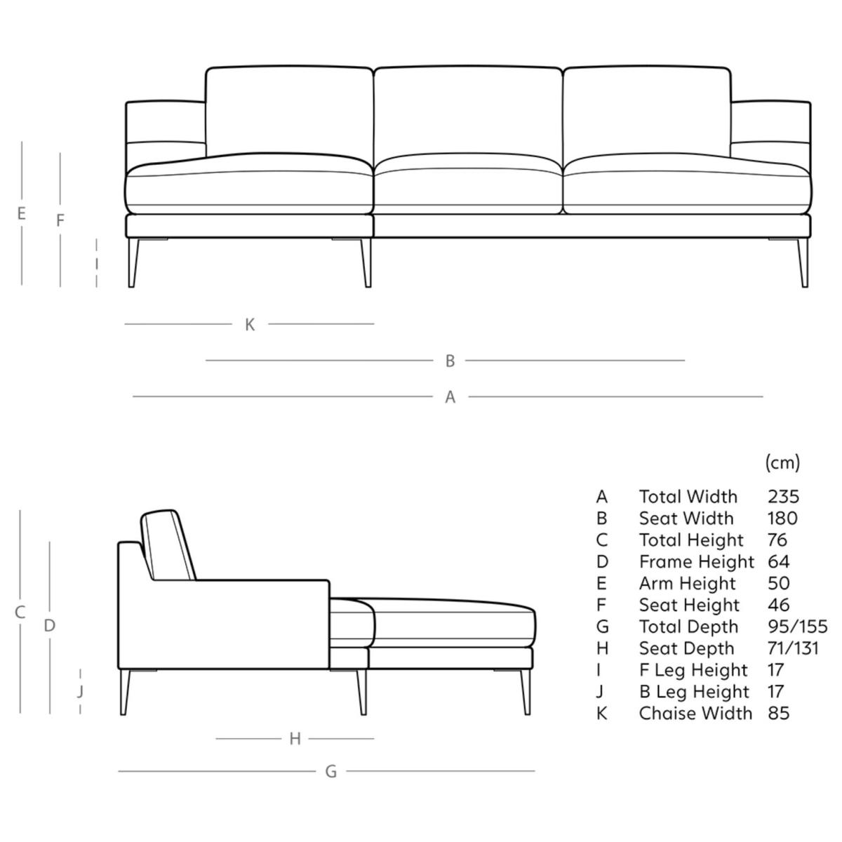 Swoon Almera Velvet Left Hand Corner Sofa - Silver Grey – image 8