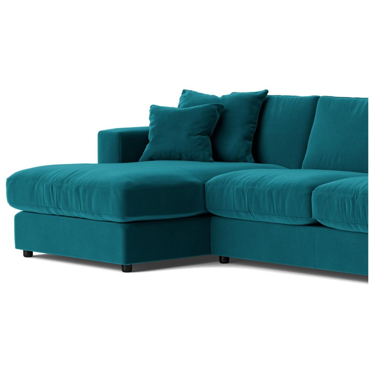 Swoon Althaea Velvet Left Hand Corner Sofa - Kingfisher Blue – image 6