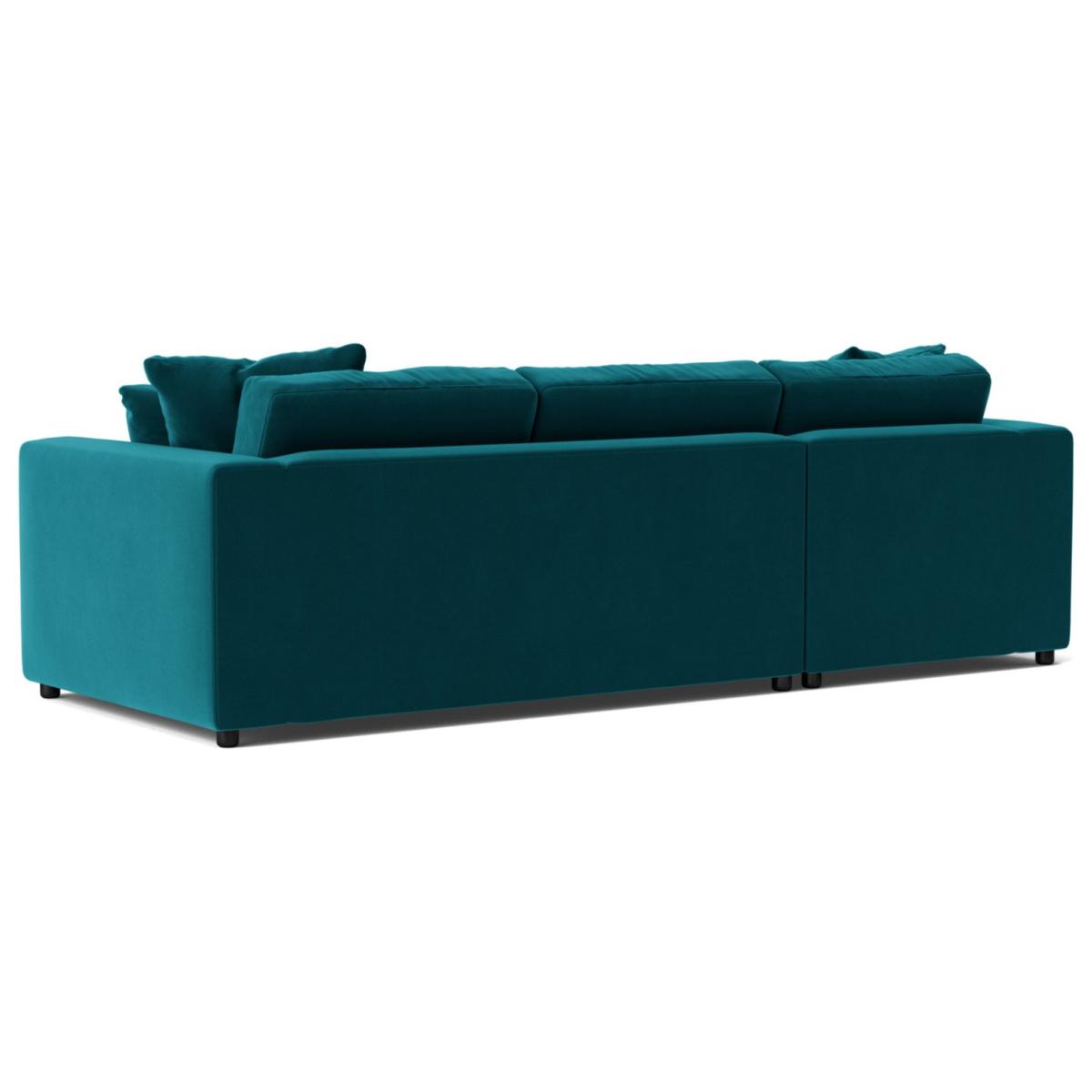 Swoon Althaea Velvet Left Hand Corner Sofa - Kingfisher Blue – image 7