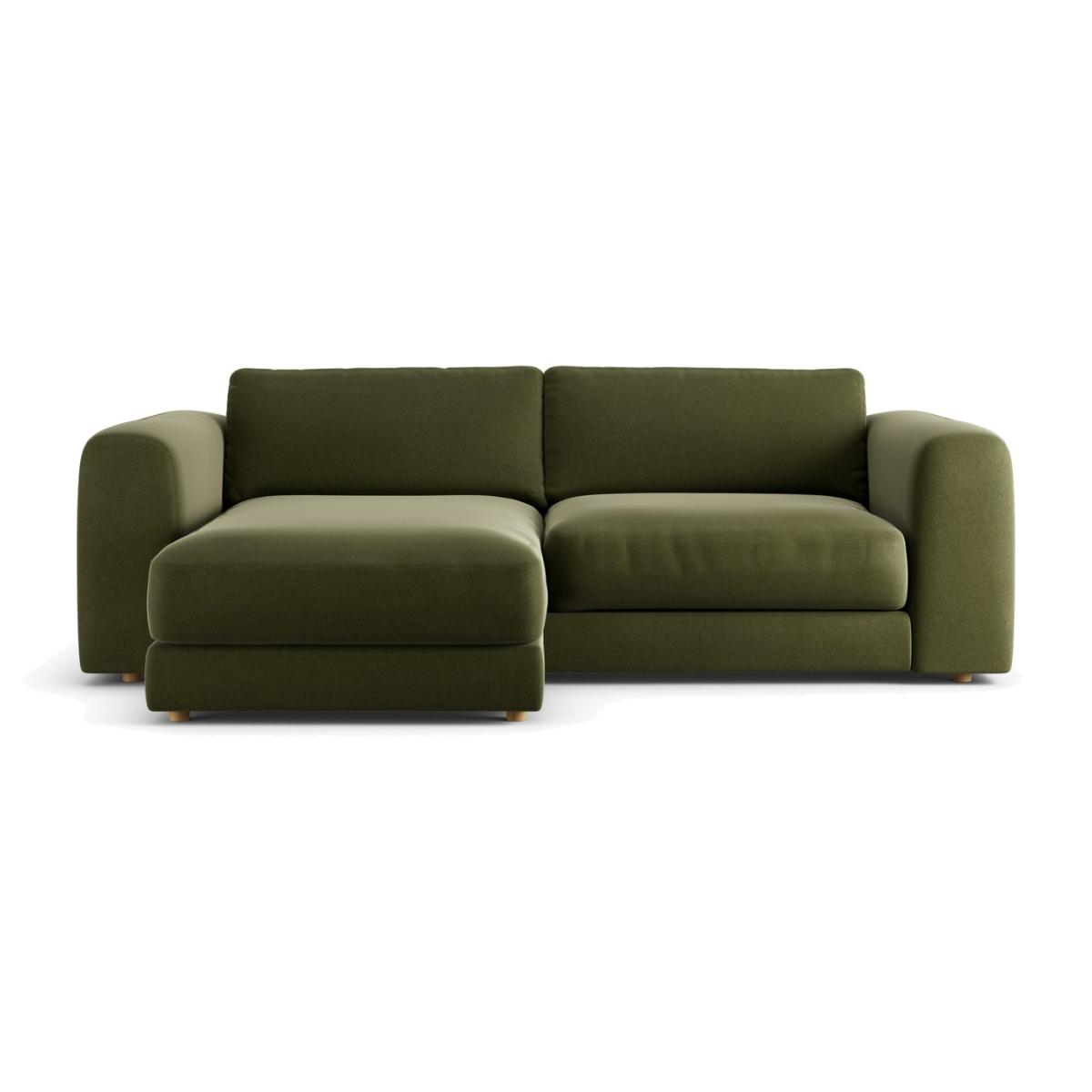 Habitat Ayr Reversible Corner Sofa - Moss Green – image 1