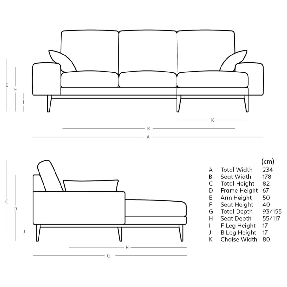 Swoon Tulum Fabric Right Hand Corner Sofa - Indigo Blue – image 6