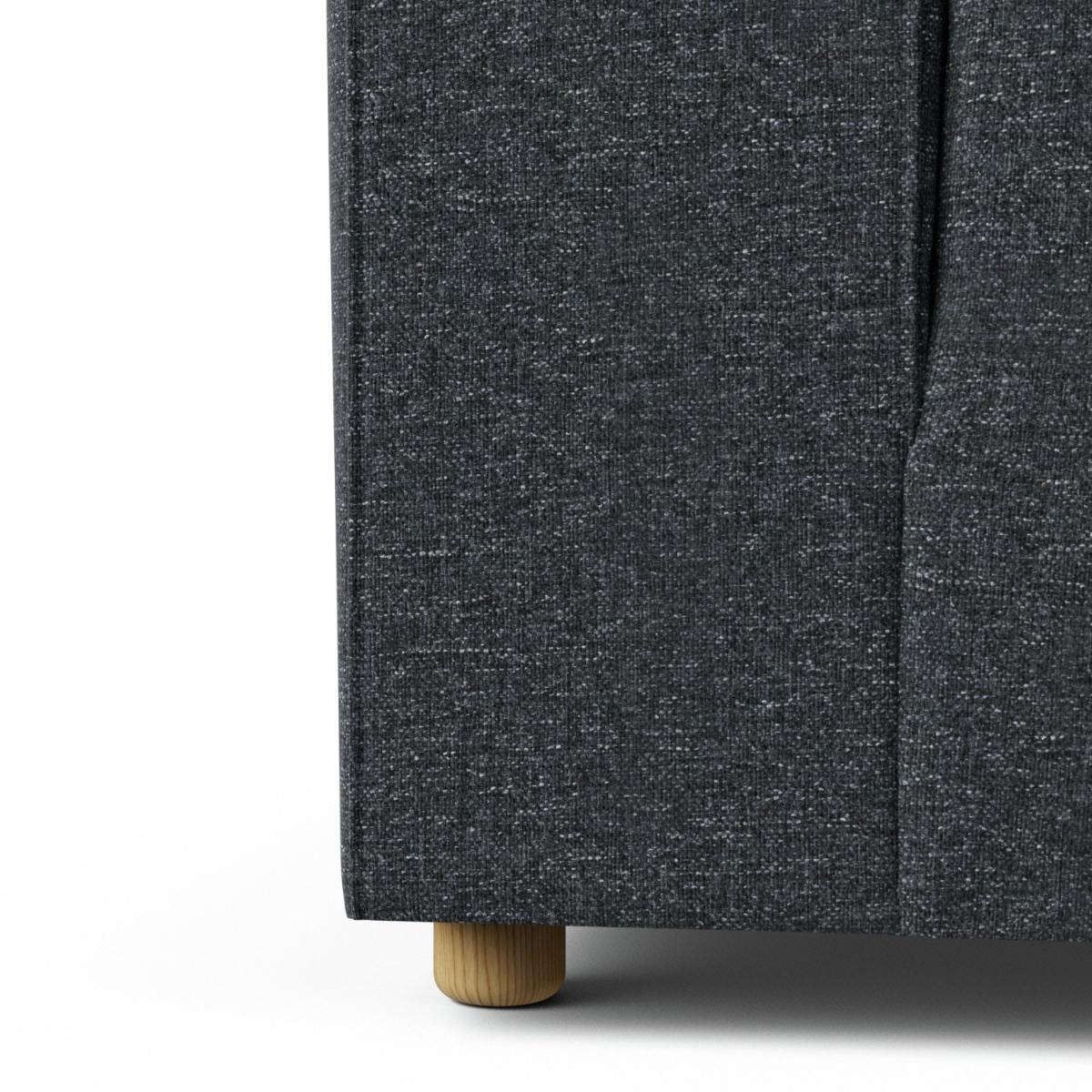 Habitat Lars Left Hand Corner Sofa - Charcoal - Ash Leg – image 5