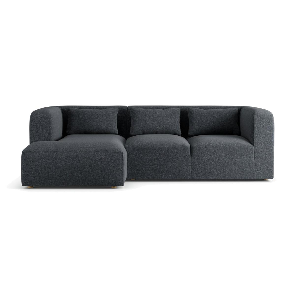 Habitat Lars Left Hand Corner Sofa - Charcoal - Ash Leg – image 1