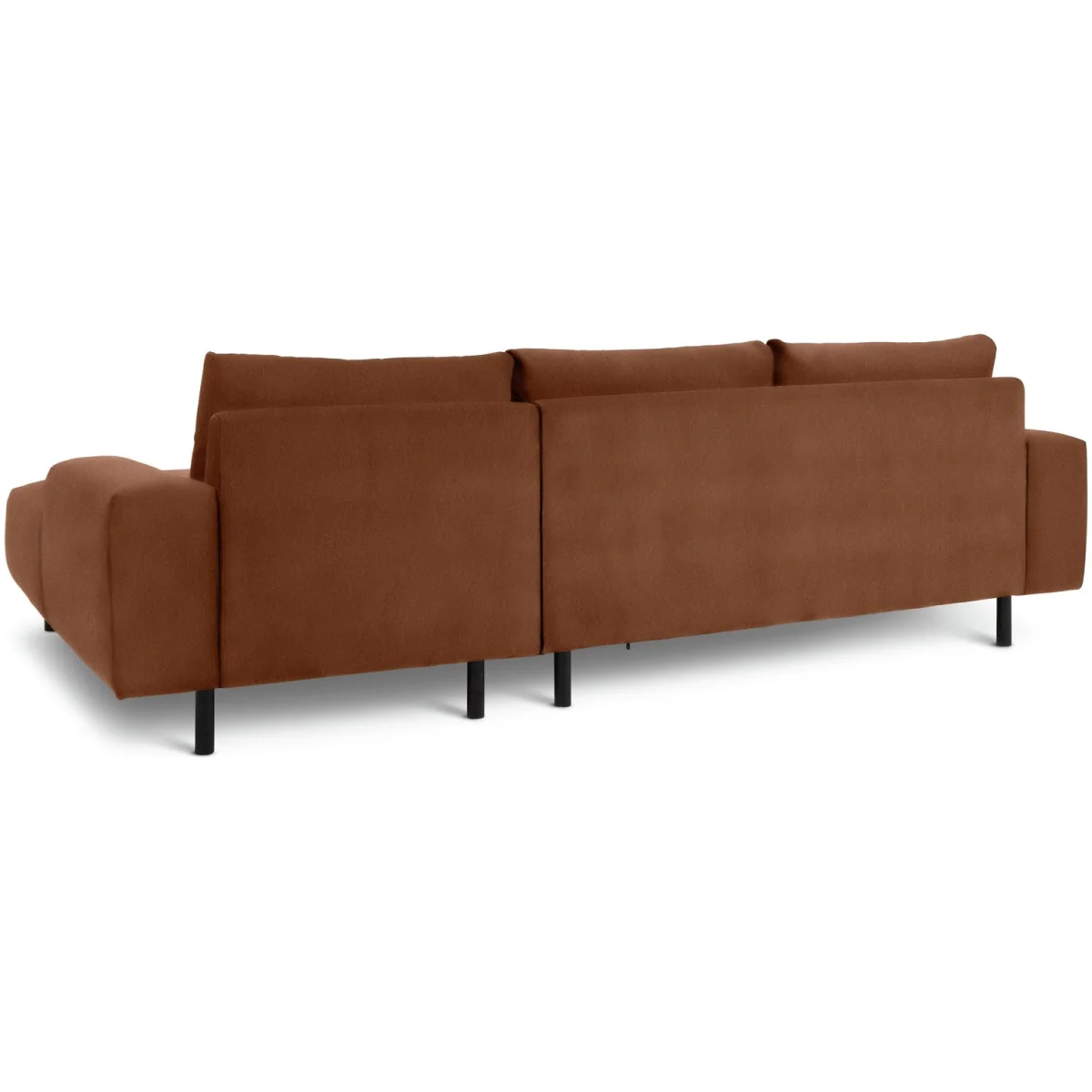 Habitat Julien Faux Leather Right Hand Corner Chaise Sofa - Tan – image 6