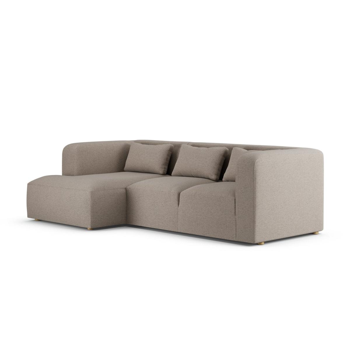 Habitat Lars Left Hand Corner Sofa - Mocha - Ash Leg – image 3