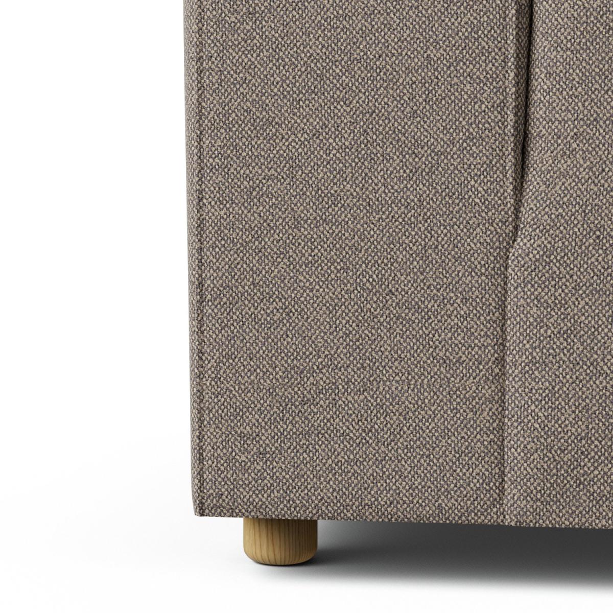 Habitat Lars Left Hand Corner Sofa - Mocha - Ash Leg – image 5