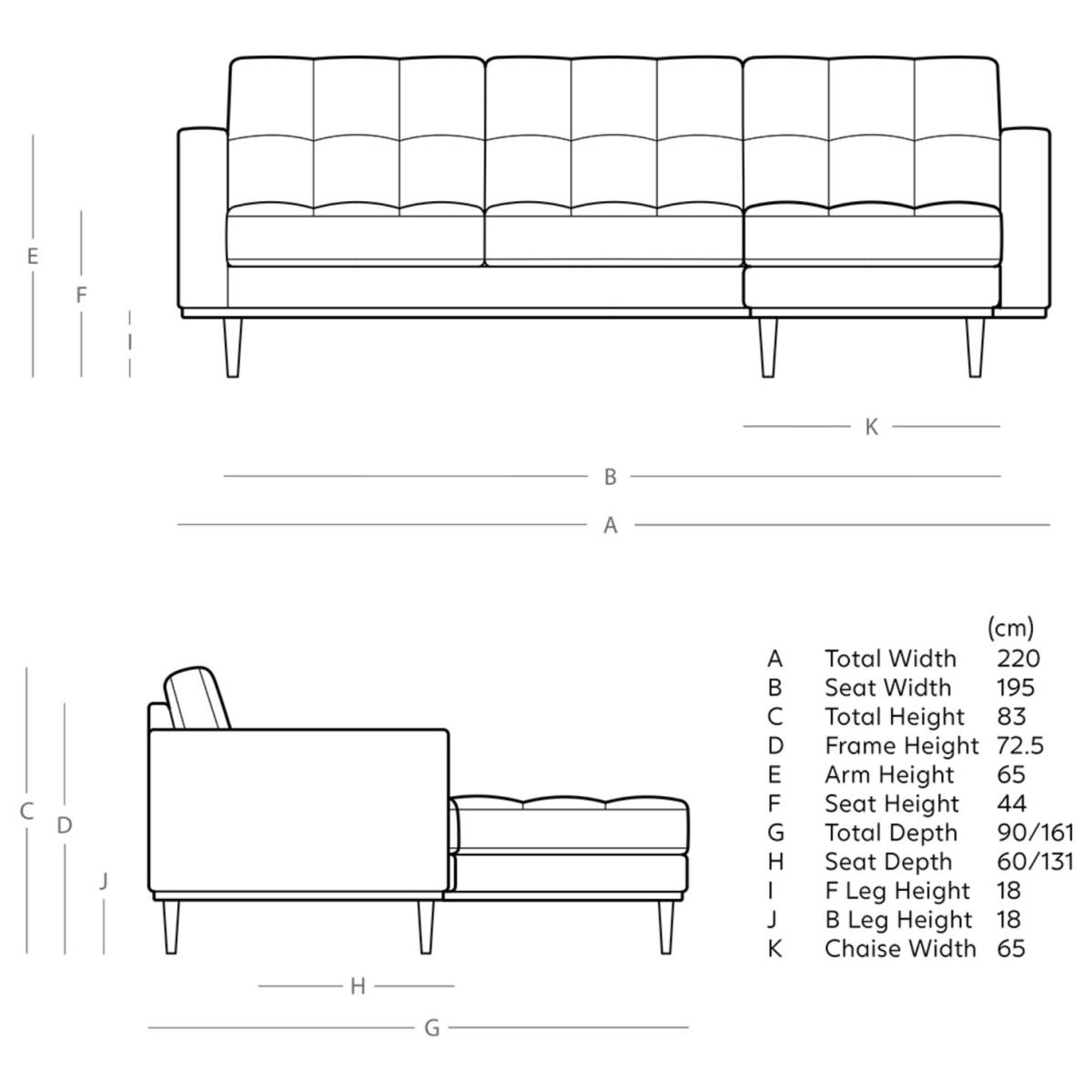Swoon Berlin Velvet Right Hand Corner Sofa- Kingfisher Blue – image 7