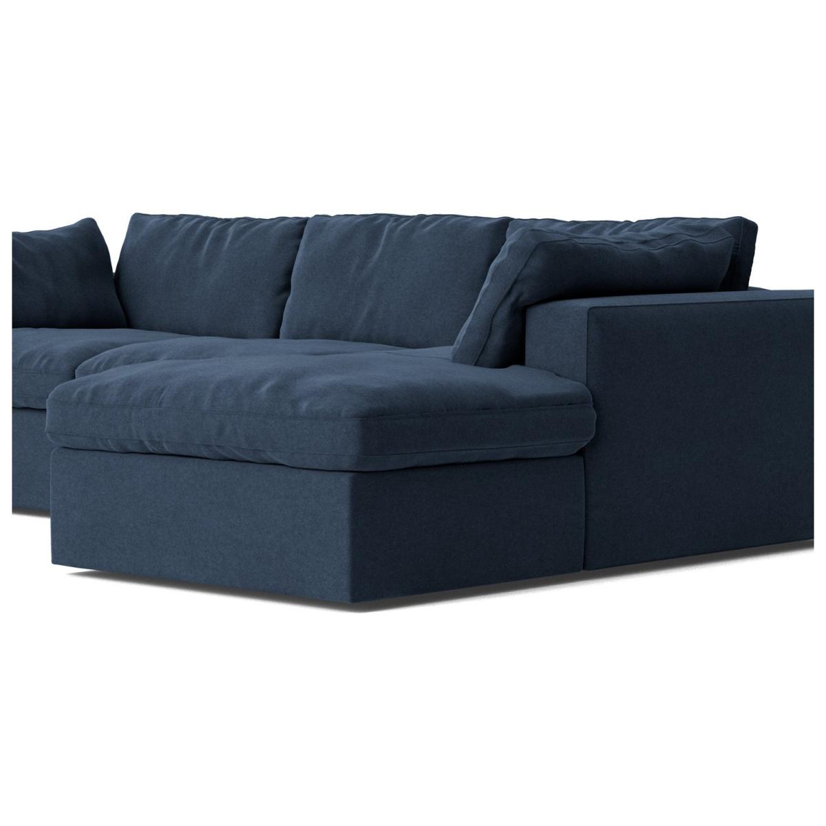 Swoon Seattle Fabric Right Hand Corner Sofa - Indigo Blue – image 6