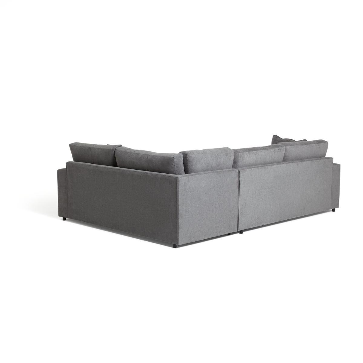 Habitat Eton Right Corner Fabric Sofa - Charcoal – image 7