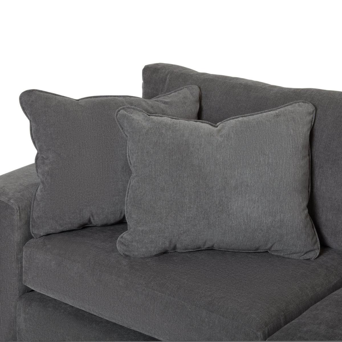 Habitat Eton Right Corner Fabric Sofa - Charcoal – image 8