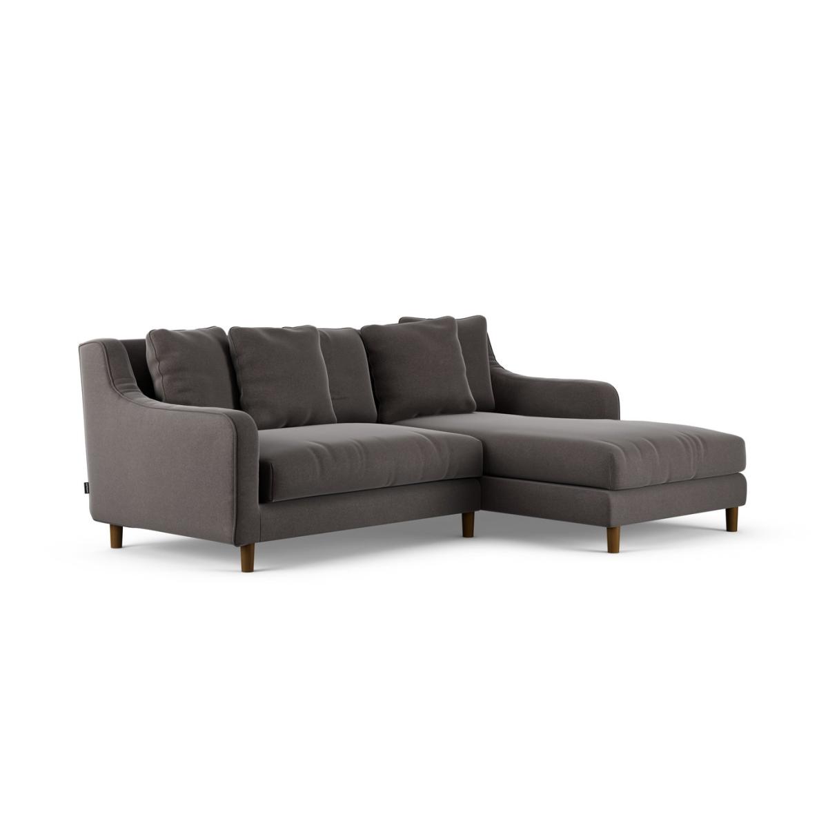 Habitat Swift Right Hand Corner Sofa - Grey - Dark Leg – image 3