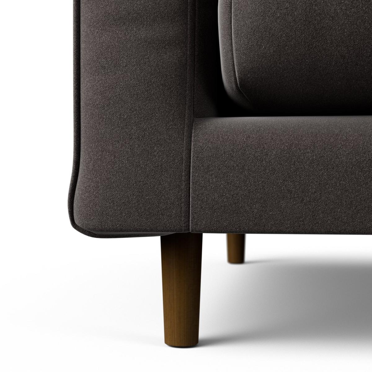 Habitat Swift Right Hand Corner Sofa - Grey - Dark Leg – image 5