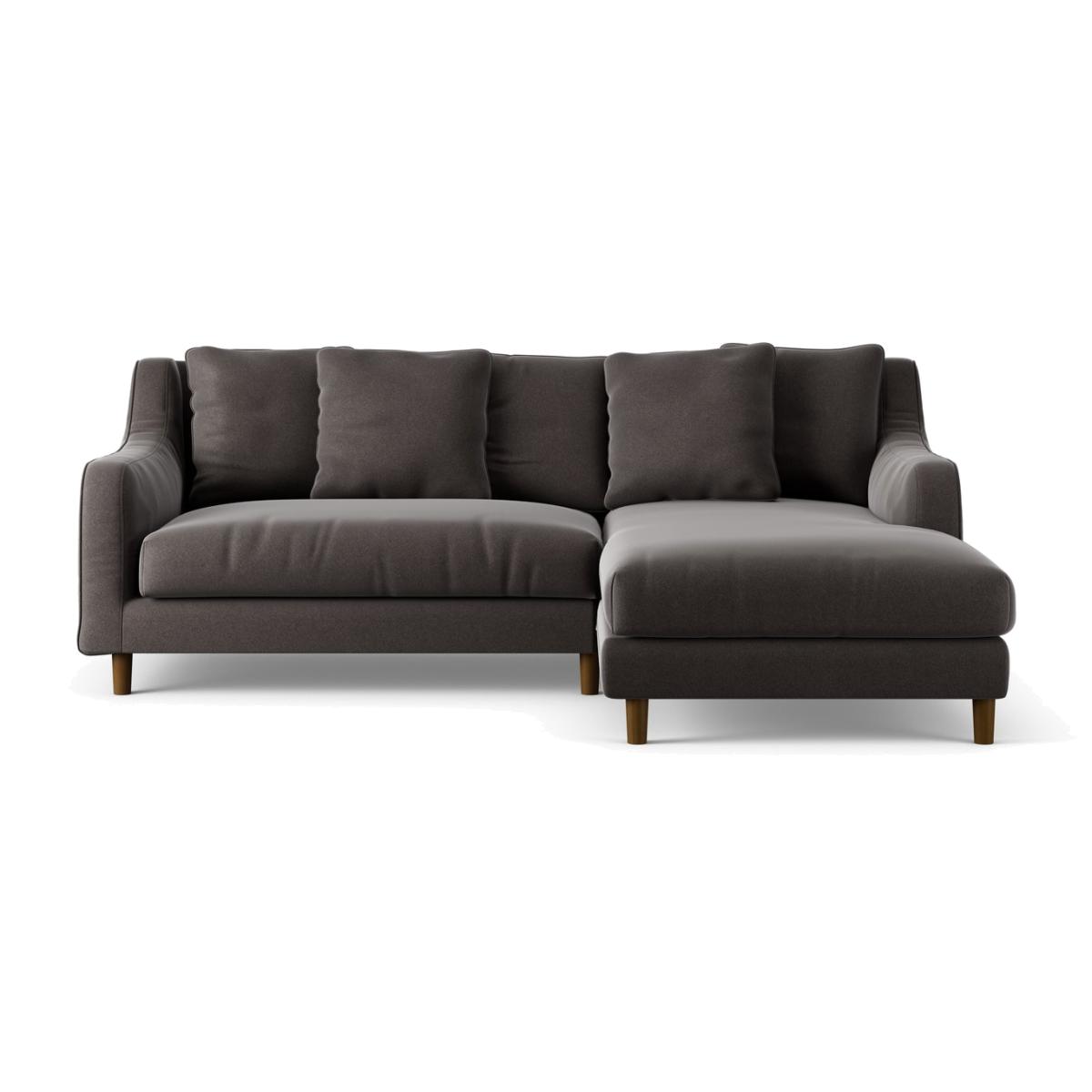 Habitat Swift Right Hand Corner Sofa - Grey - Dark Leg – image 1