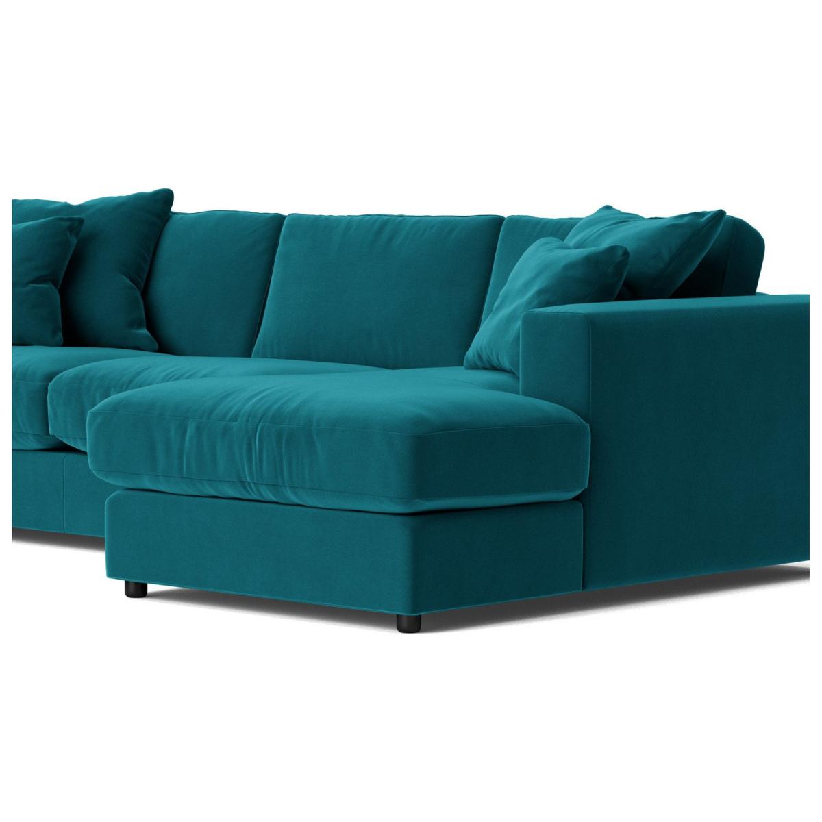 Swoon Althaea Velvet Right Hand Corner Sofa- Kingfisher Blue – image 5
