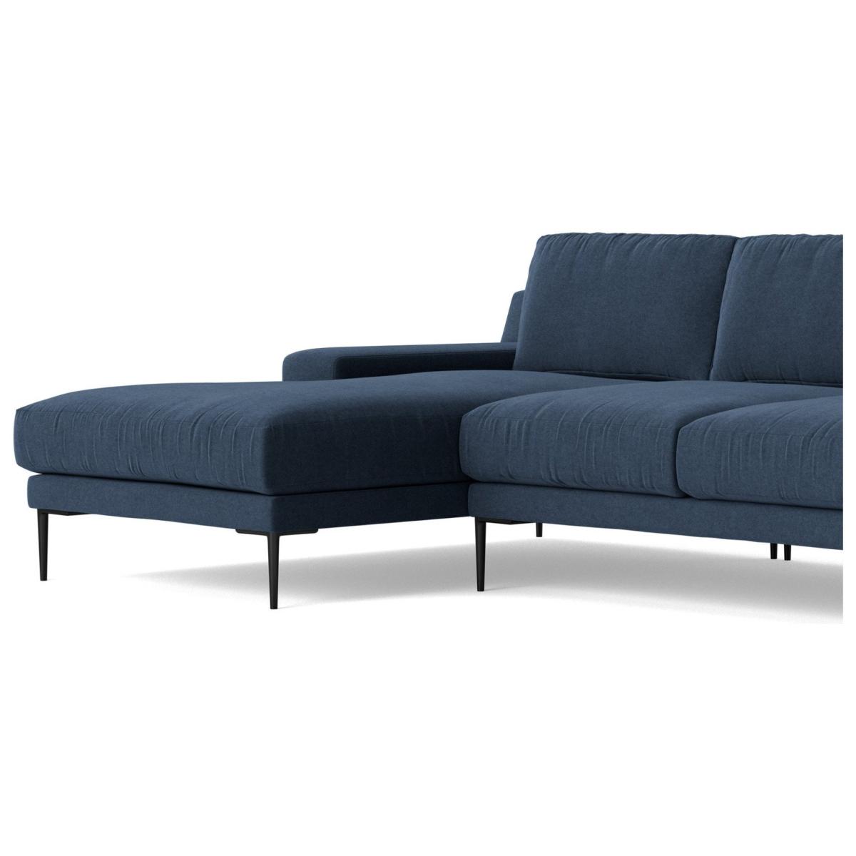 Swoon Almera Fabric Left Hand Corner Sofa - Indigo Blue – image 6