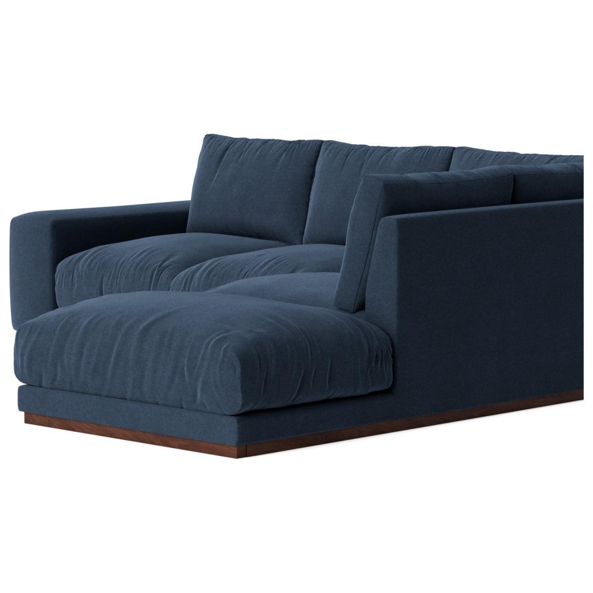 Swoon Denver Fabric Right Hand Corner Sofa - Indigo Blue – image 4