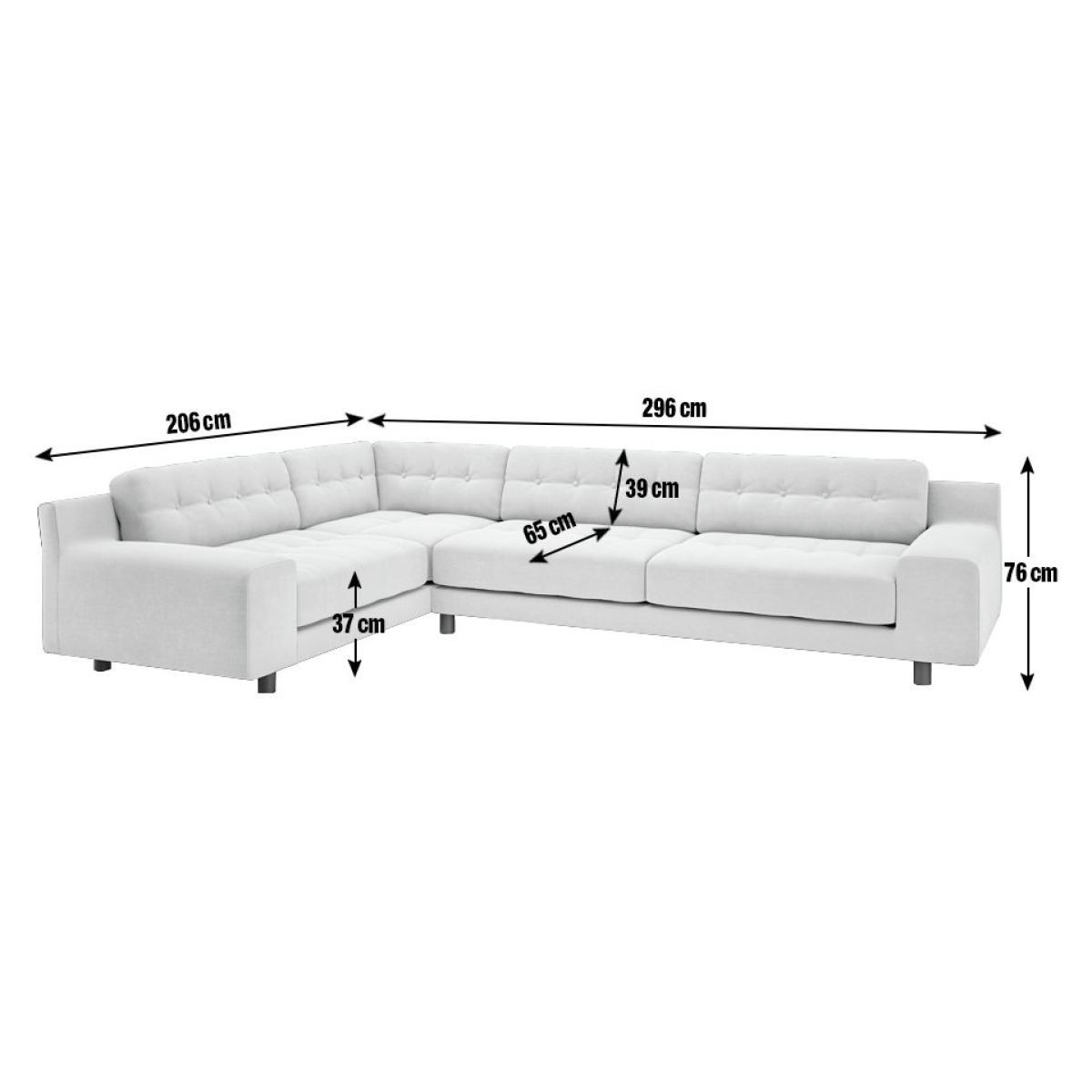 Habitat Hendricks Right Corner Velvet Sofa - Mystic – image 4