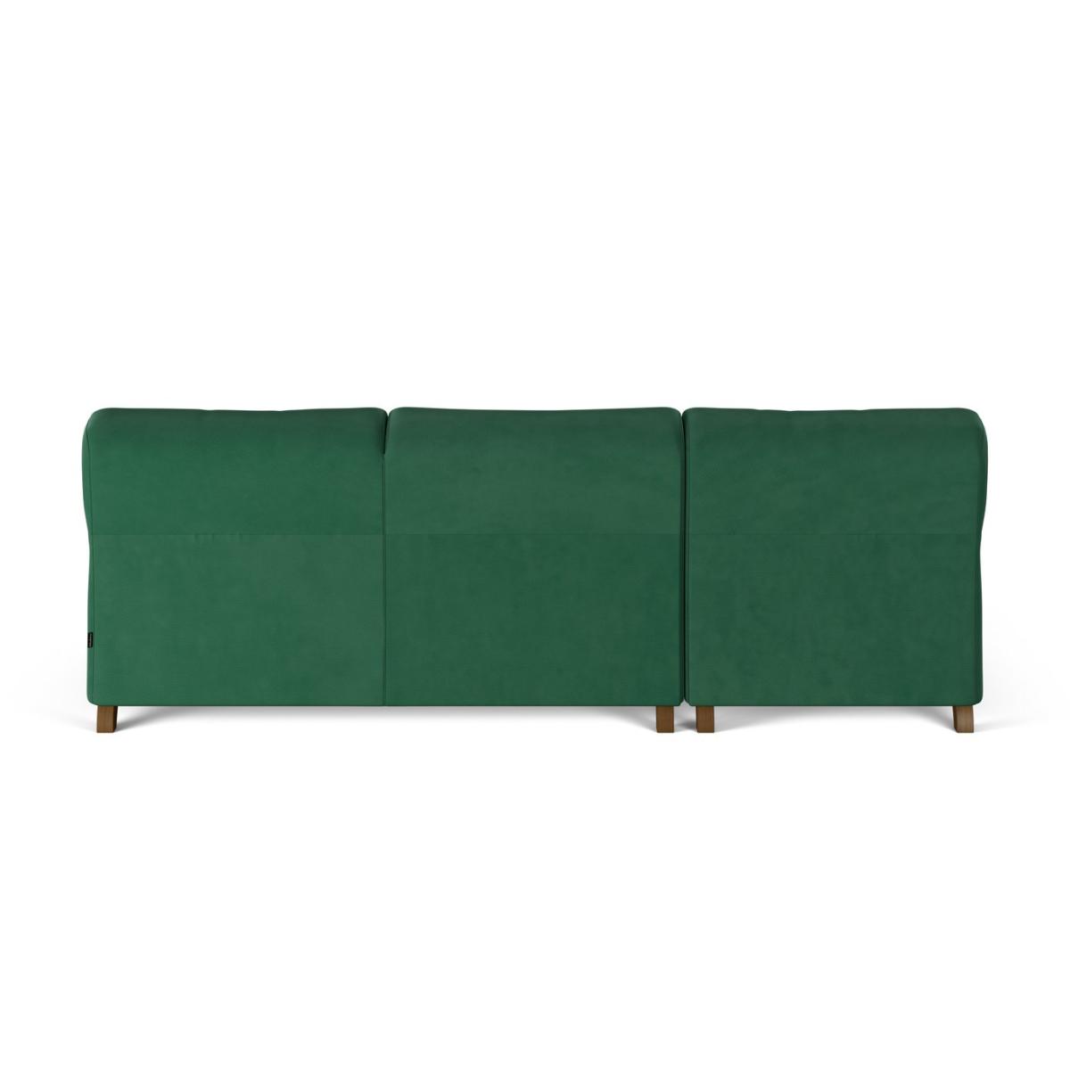 Habitat Askem Fabric Left Hand Corner Sofa- Green - Dark Leg – image 4