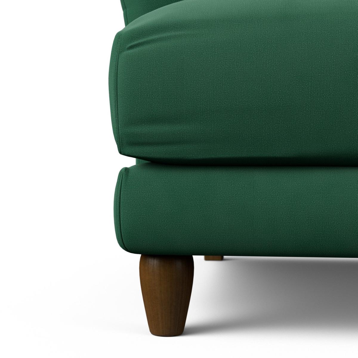 Habitat Askem Fabric Left Hand Corner Sofa- Green - Dark Leg – image 5