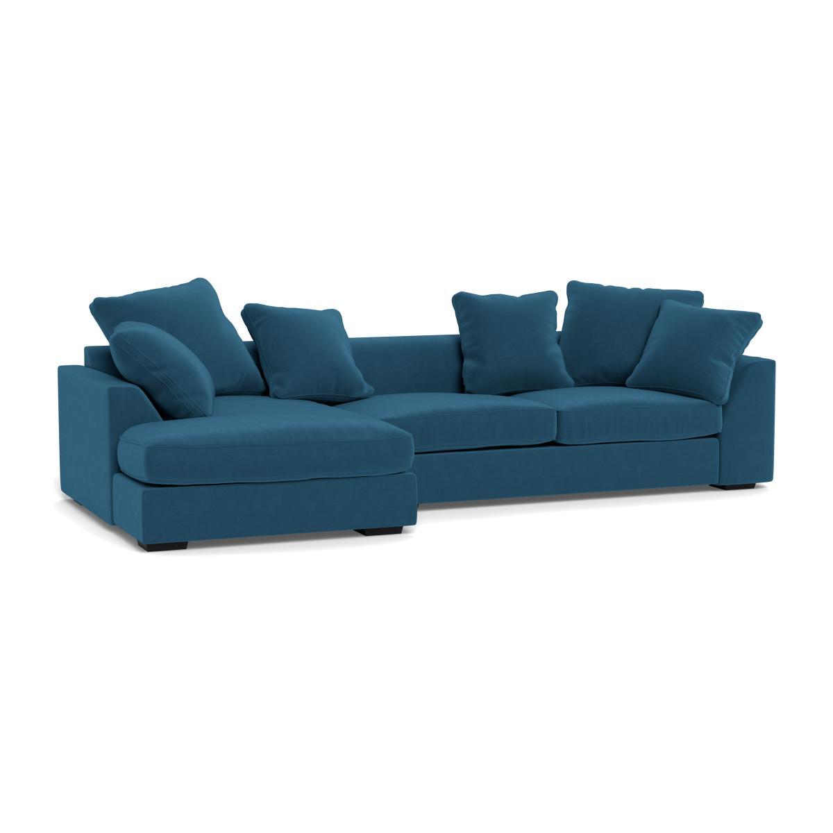 Heal's Cumulus LHF Corner Sofa Melton Wool Shale Black - Heal's UK Furniture – image 1