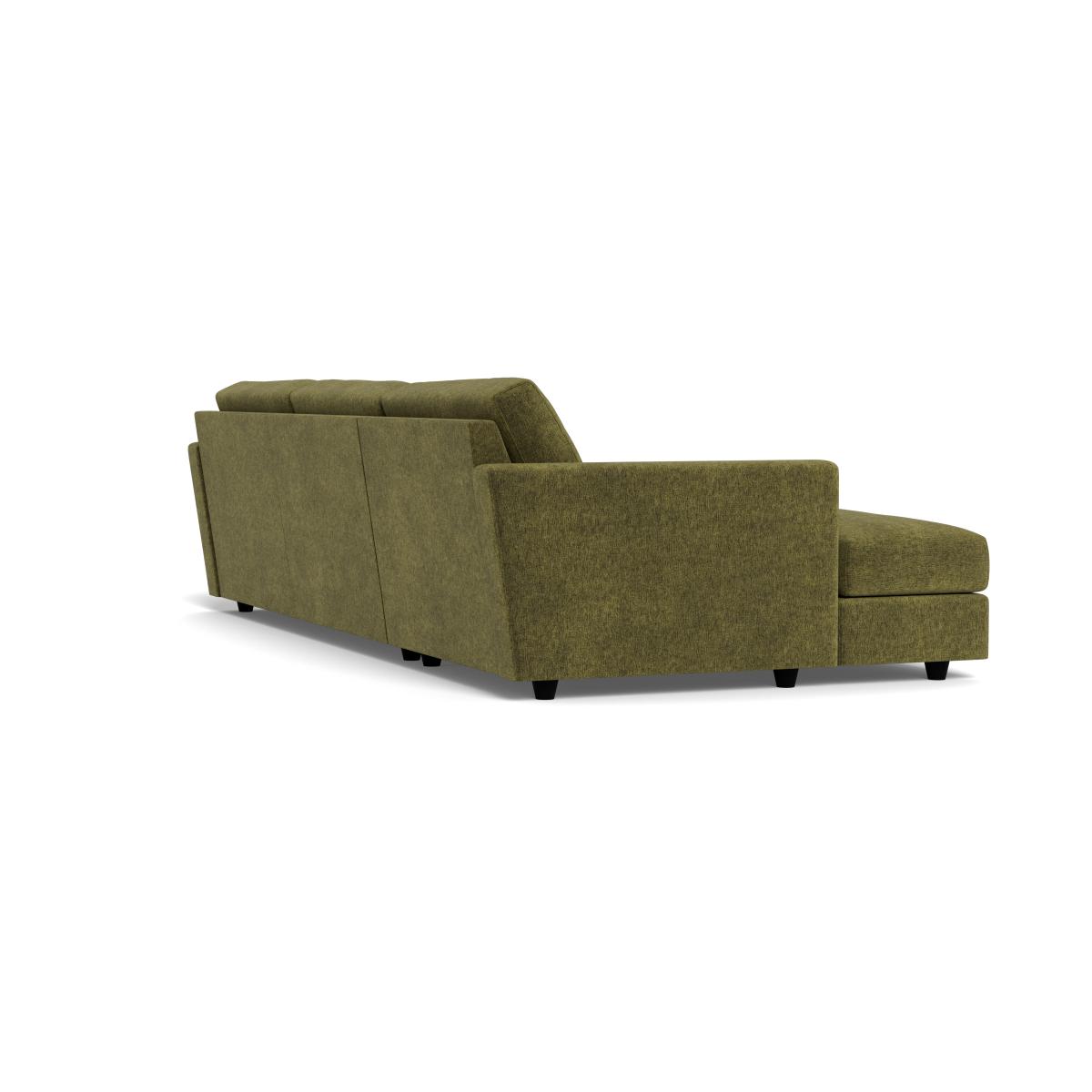 Heal's Nimbus II 4 Seater Corner Chaise LHF Boucle Velvet Wilder Black Feet – image 4