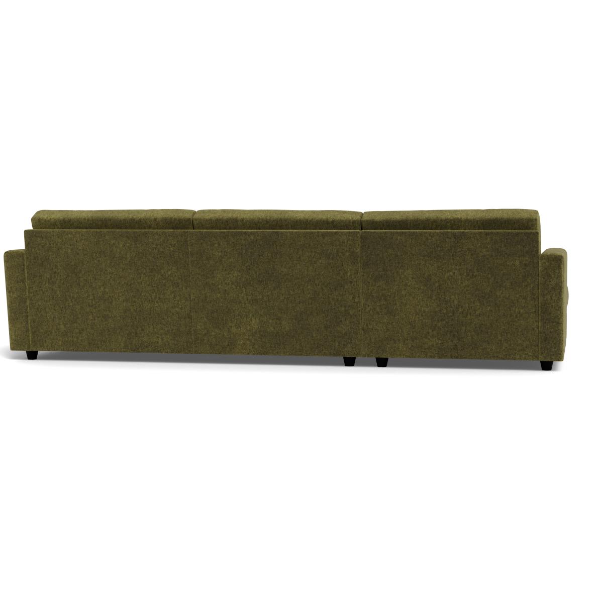 Heal's Nimbus II 4 Seater Corner Chaise LHF Boucle Velvet Wilder Black Feet – image 5
