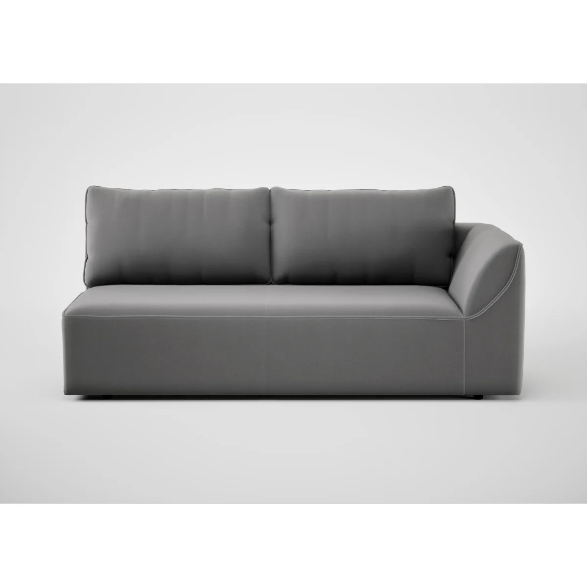 Heal's Morven Right Hand Facing 3 Seater Unit Melton Wool Red Oxide – image 7