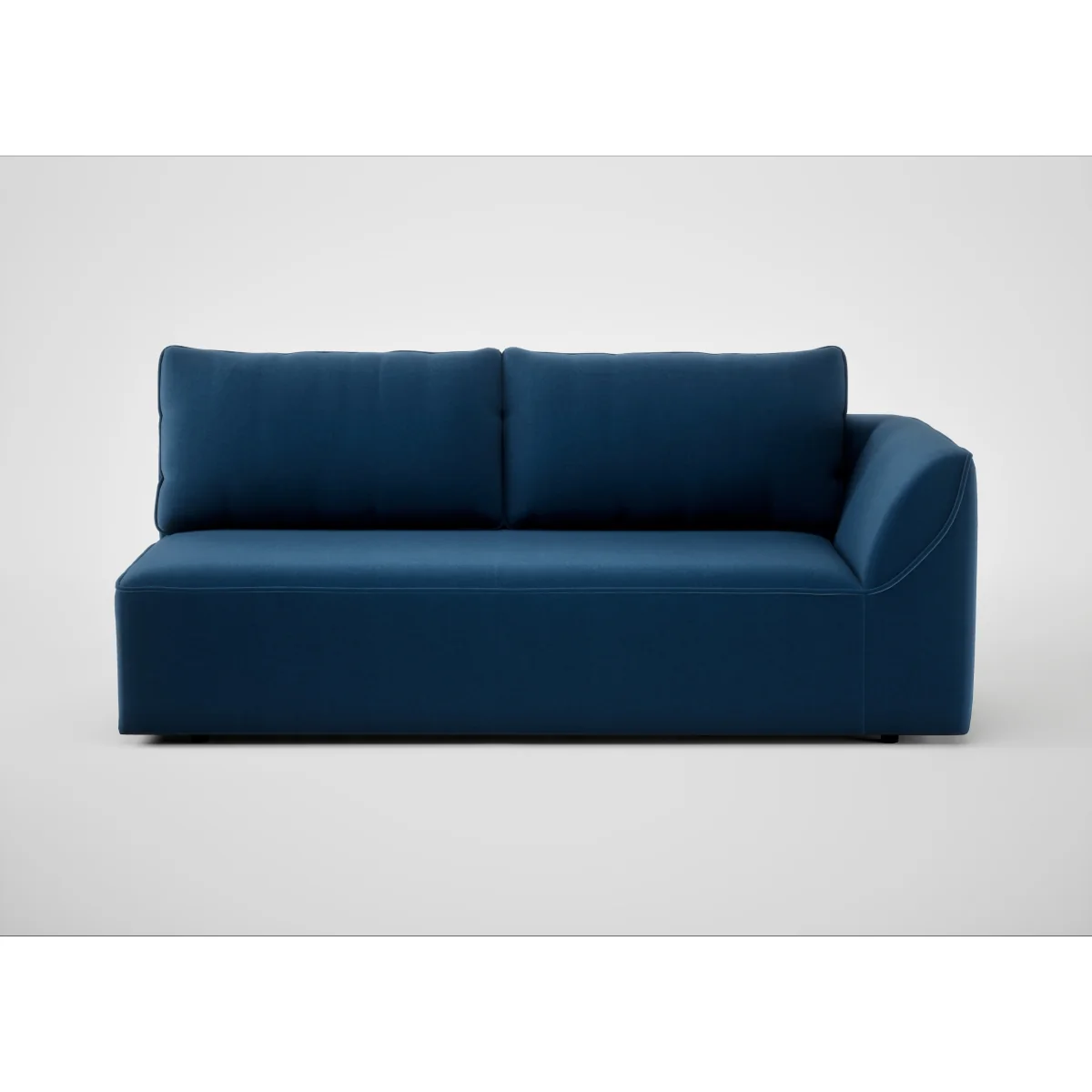Heal's Morven Right Hand Facing 3 Seater Unit Melton Wool Red Oxide – image 9