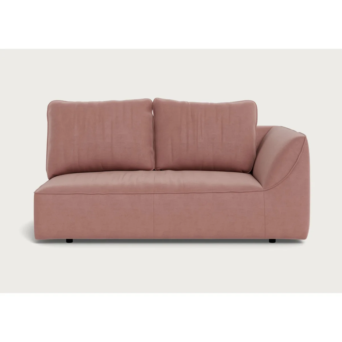 Heal's Morven Right Hand Facing 2 Seater Unit Melton Wool Red Oxide – image 3